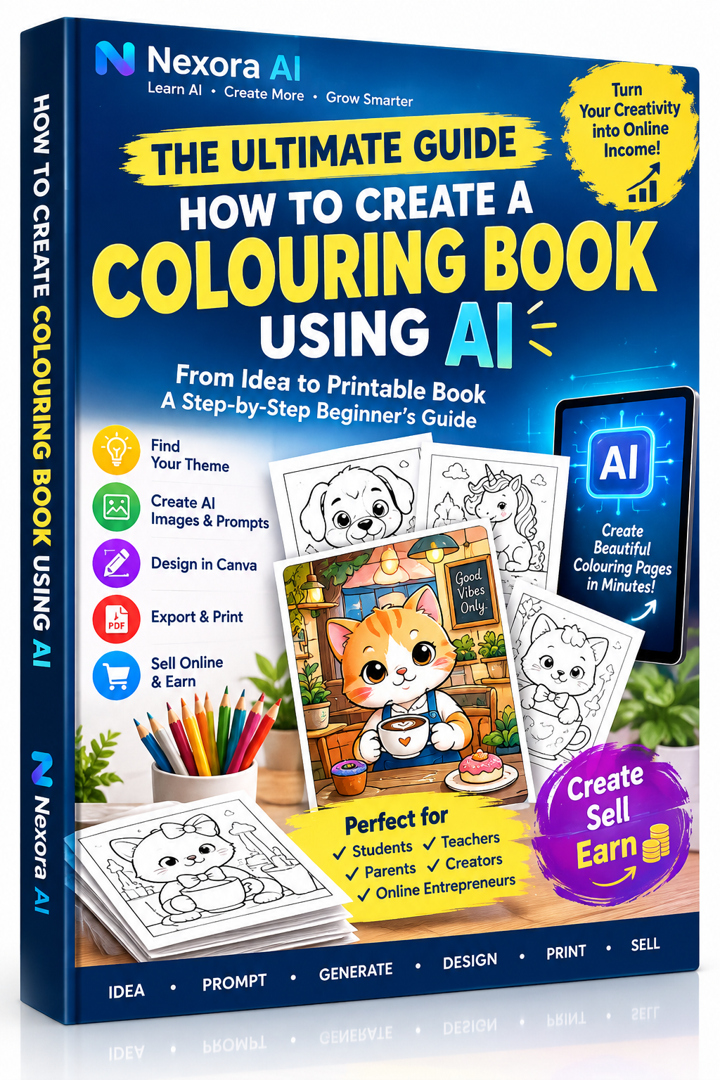 Create Coloring Book using AI